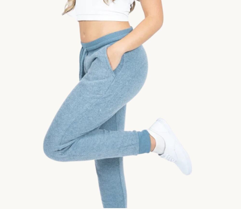 NWT Soft Serve Women's Blue Jogger Sweatpants Plus Size 16